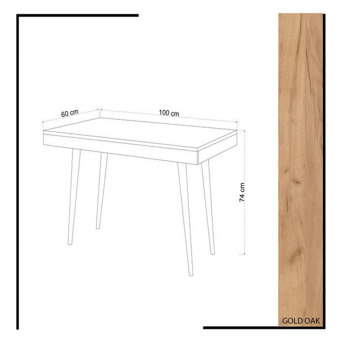 Hanah Home Mesa de Estudio Valencia - Oak